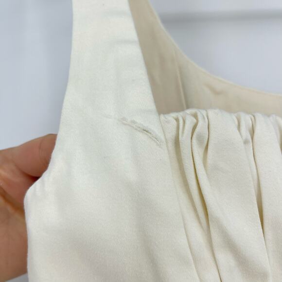 LOBA | Lalia Bustier A-Line Midi Dress Ivory M - Picture 9 of 15